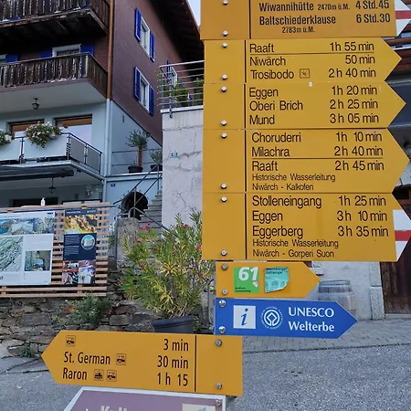 Alojamento de Turismo Selvagem Visperblick 24-7 Parkplatz Und Fruehstueck Inkl Ausserberg